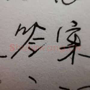 晏勇原创硬笔书法《答案》赏析