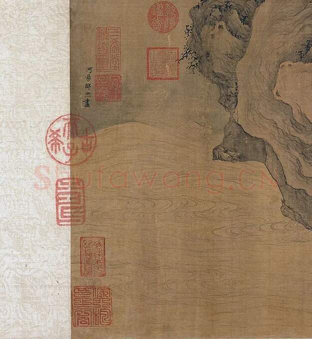 郭熙《关山行旅图》卷_06