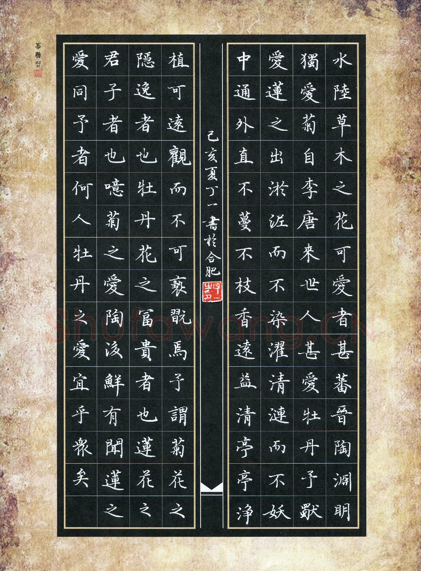 丁一(少儿组 13岁 特等奖)硬笔书法大赛获奖作品,丁一硬笔书法作品