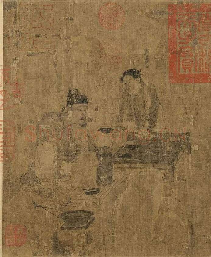 阎立本《萧翼赚兰亭图》辽宁博物馆藏本_05