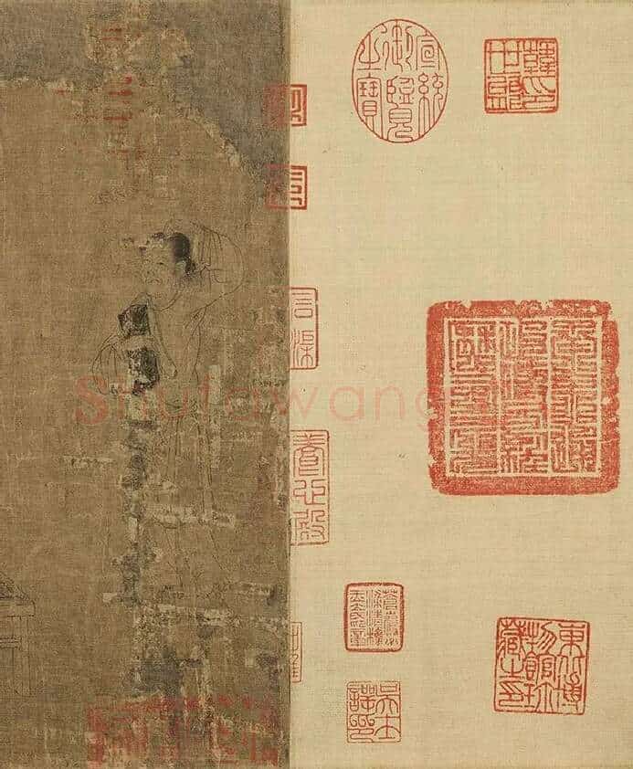 阎立本《萧翼赚兰亭图》辽宁博物馆藏本_08