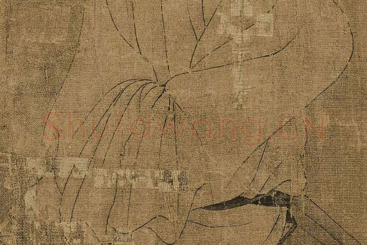 阎立本《萧翼赚兰亭图》(北宋摹·辽博本)高清大图局部细节 (9)