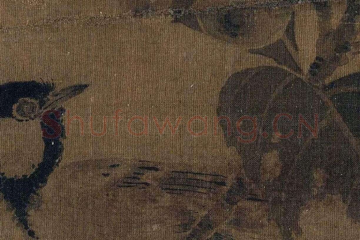 赵佶花鸟画《枇杷山鸟图》局部 (4)