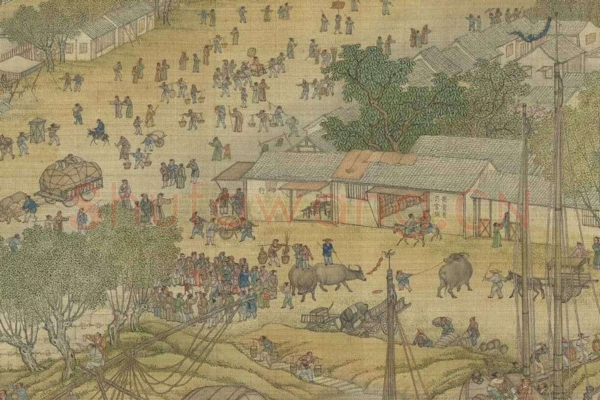 清院本清明上河图全卷局部 (5)