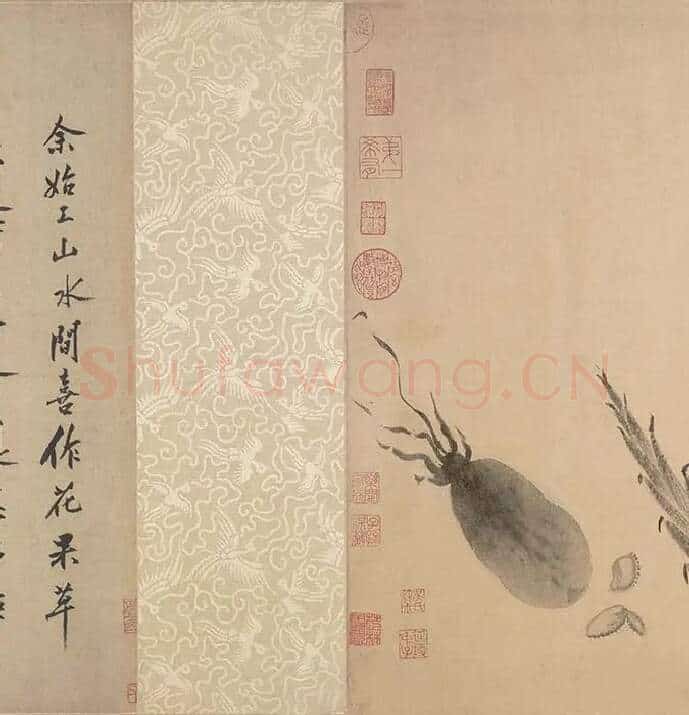 法常《水墨写生图卷》_03