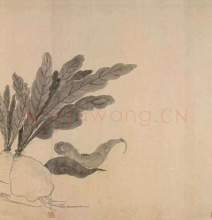 法常《水墨写生图卷》_06