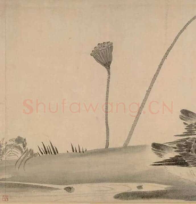 法常《水墨写生图卷》_12