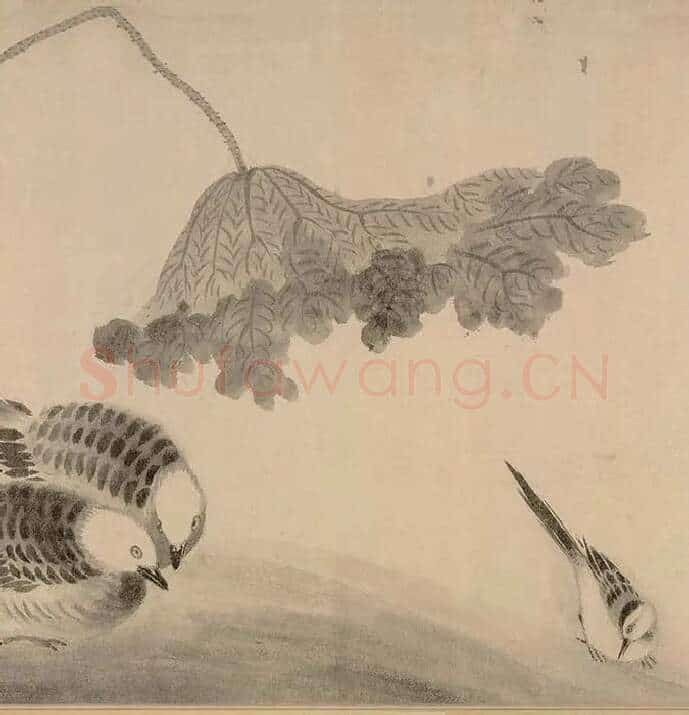 法常《水墨写生图卷》_13