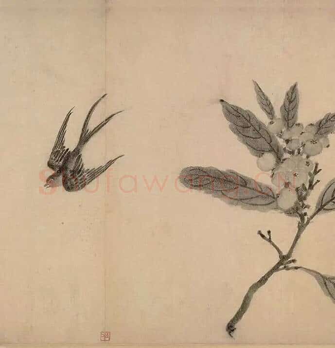 法常《水墨写生图卷》_16