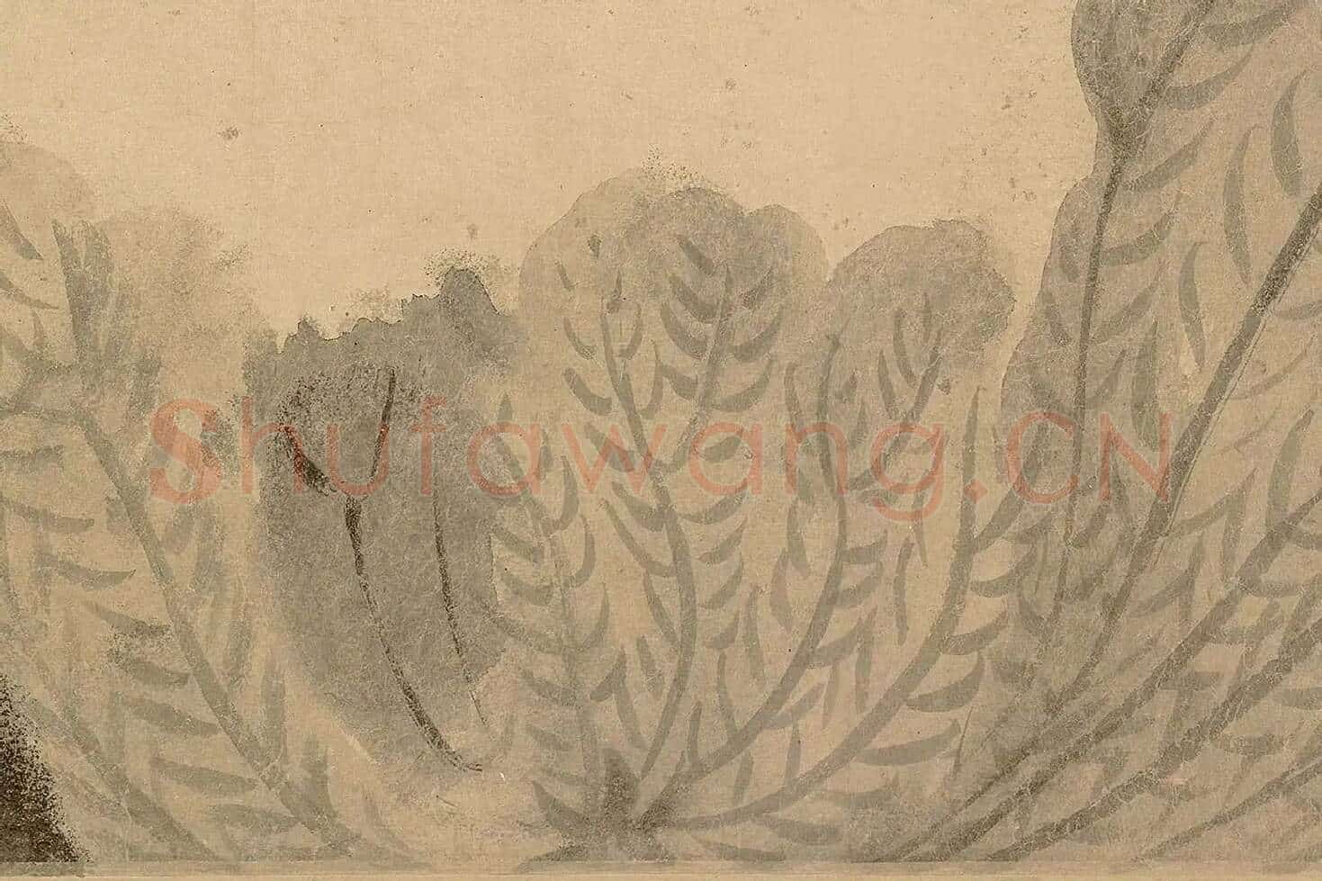 法常《水墨写生图卷》高清大图局部 (16)