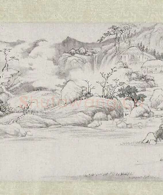 明云间十一家水墨山水画卷_10