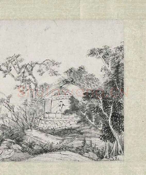 明云间十一家水墨山水画卷_16