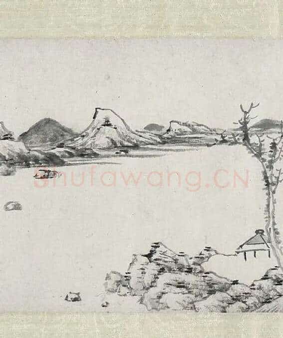 明云间十一家水墨山水画卷_20