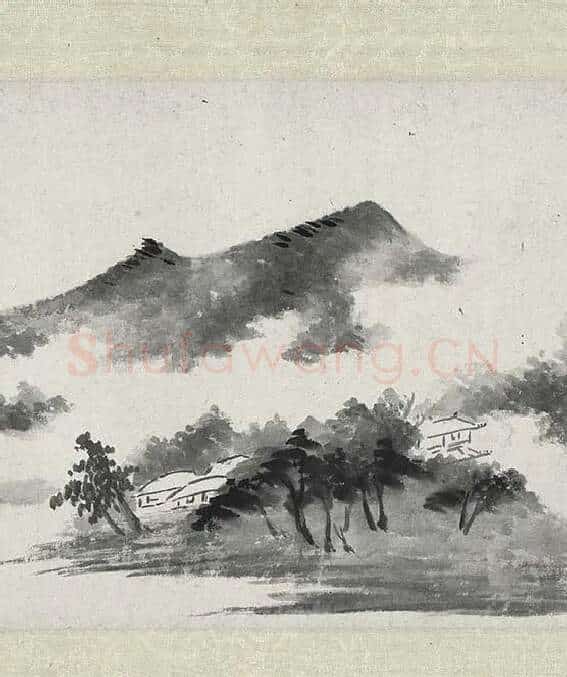 明云间十一家水墨山水画卷_25