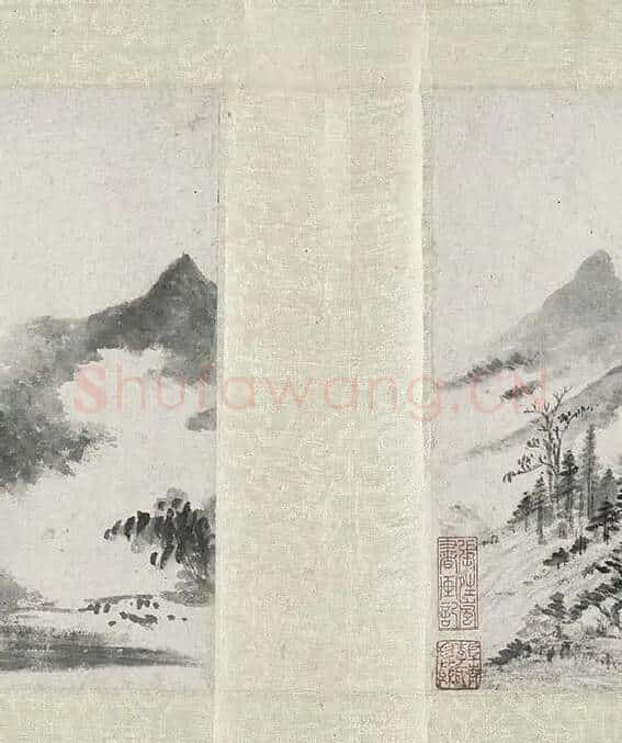 明云间十一家水墨山水画卷_26