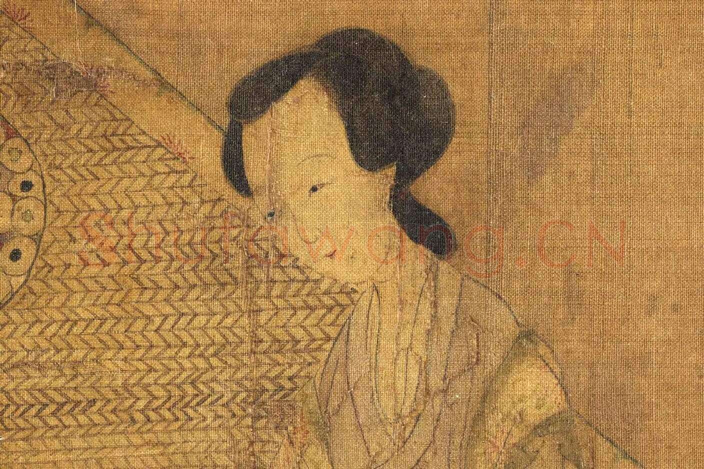 张萱人物画《明皇合乐图》局部 (5)