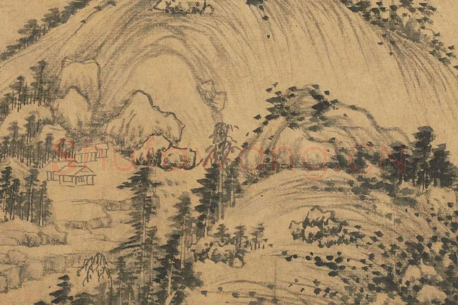 富春山居图子明卷局部 (4)