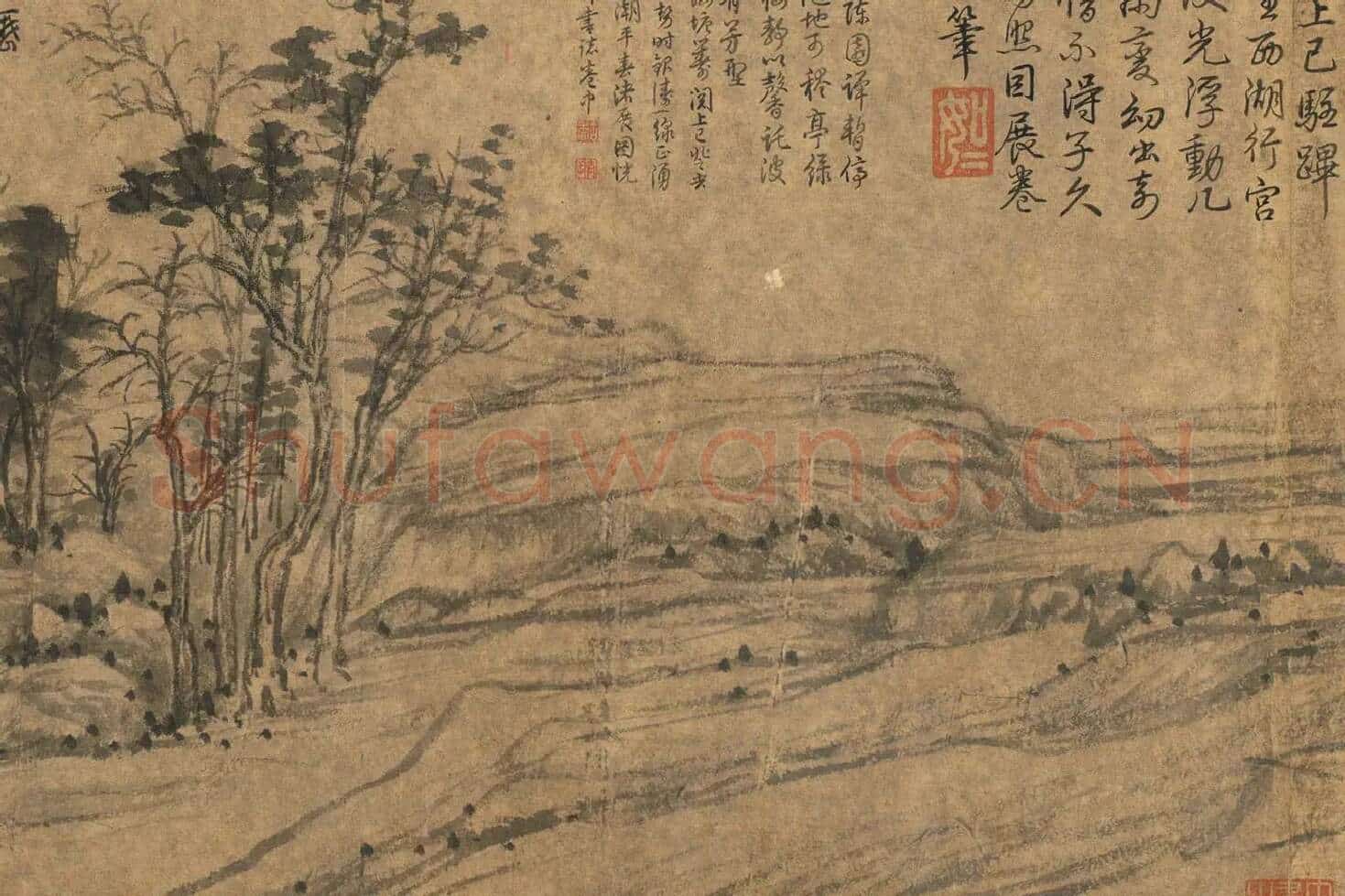 富春山居图子明卷局部 (17)