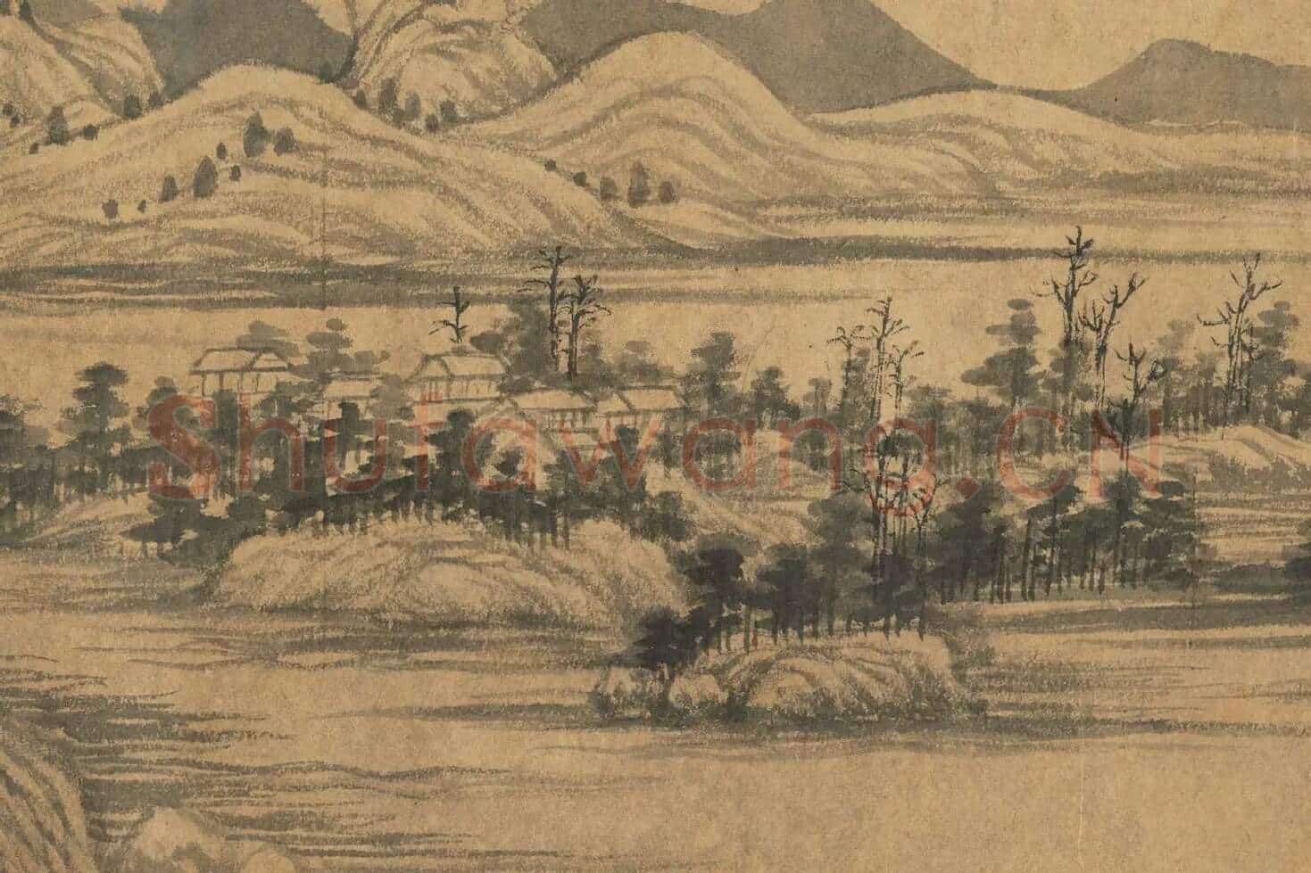 富春山居图子明卷局部 (20)