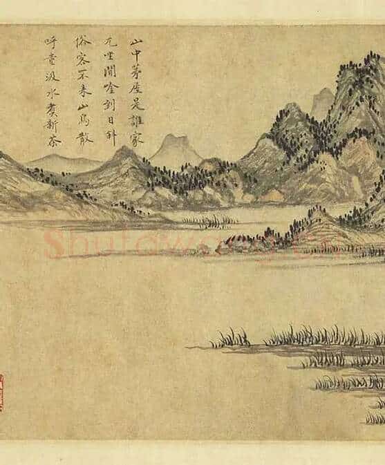 元人山水画集锦卷_08