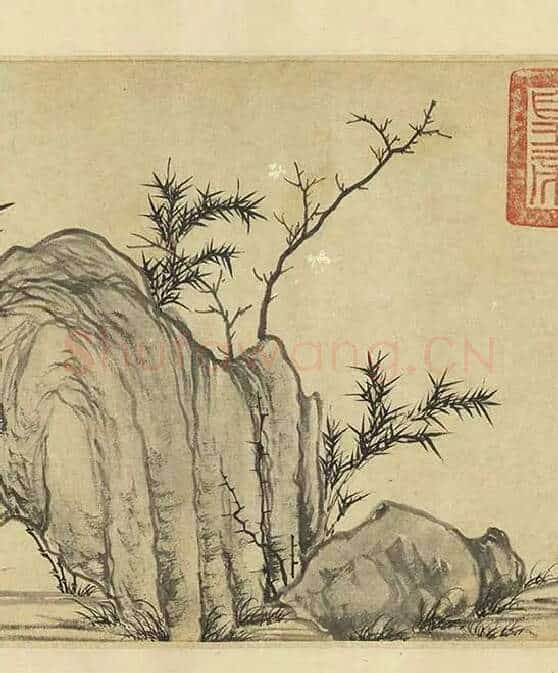 元人山水画集锦卷_29