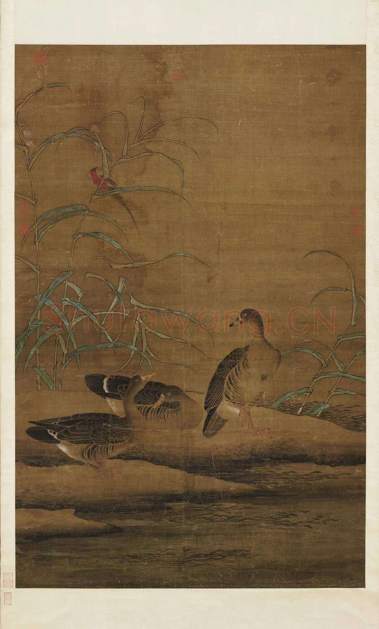 黄居寀《芦雁图》