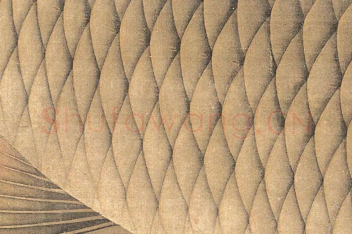 明代·缪辅《鱼藻图》高清大图局部细节 (4)