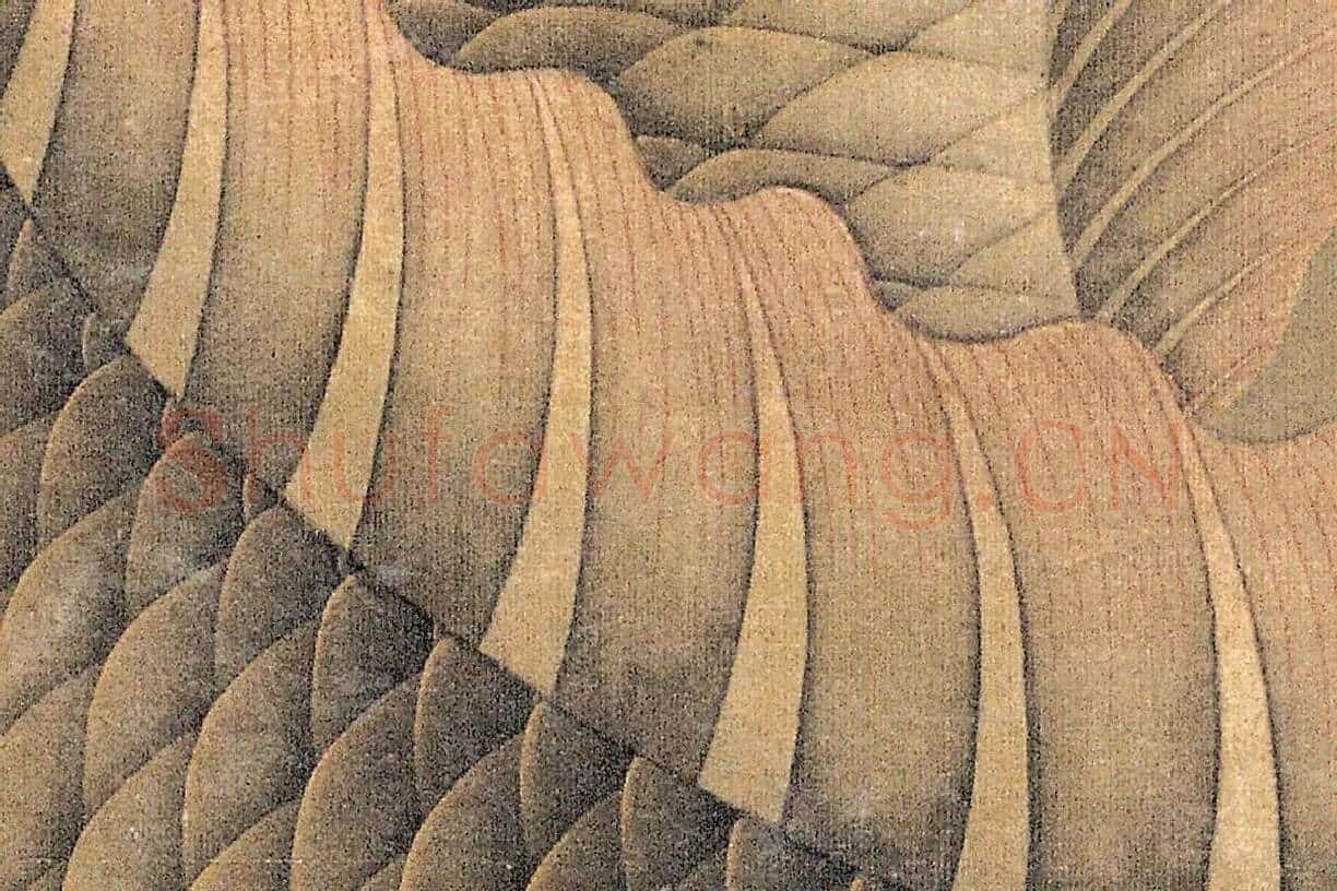 明代·缪辅《鱼藻图》高清大图局部细节 (5)