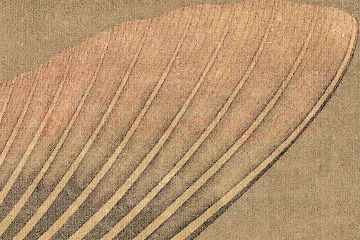 明代·缪辅《鱼藻图》高清大图局部细节 (7)