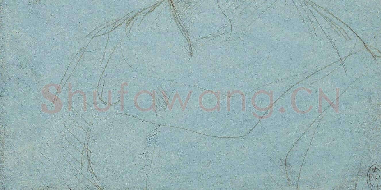 达·芬奇素描人物头像《女子侧面肖像》_02