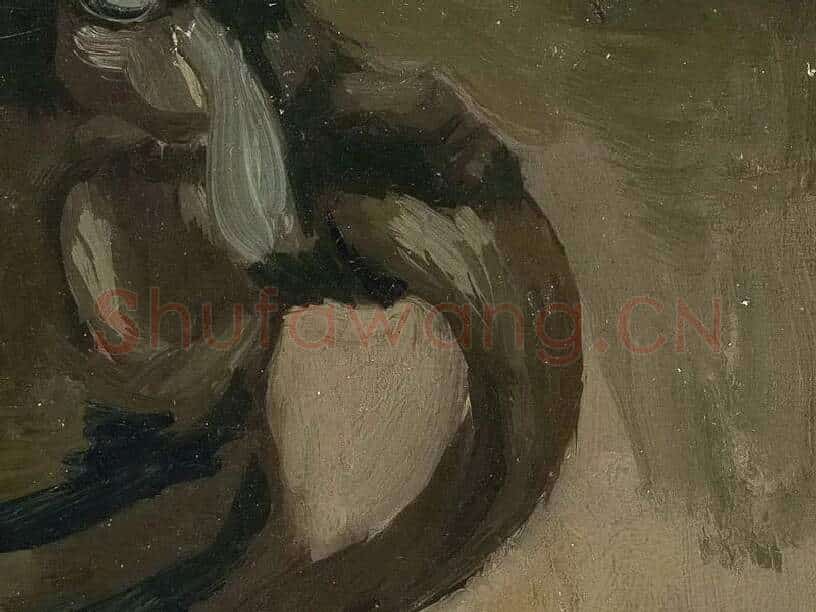 梵高静物画《啤酒罐》高清大图局部 (2)