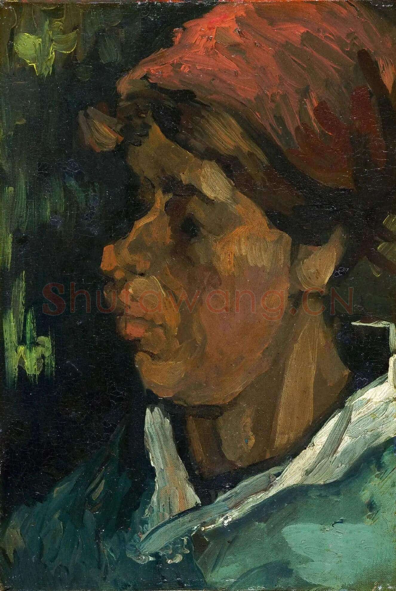 Head-of-a-Peasant-Woman-with-Cap