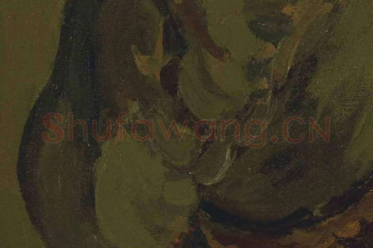 梵高作品农妇头像写生局部 (3)
