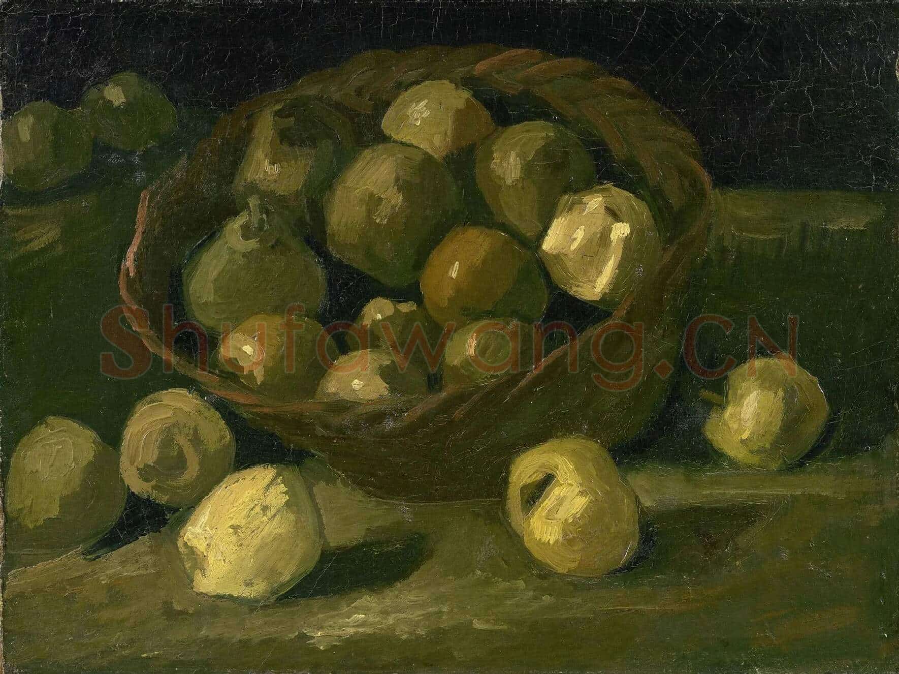 梵高作品《一篮苹果的静物》