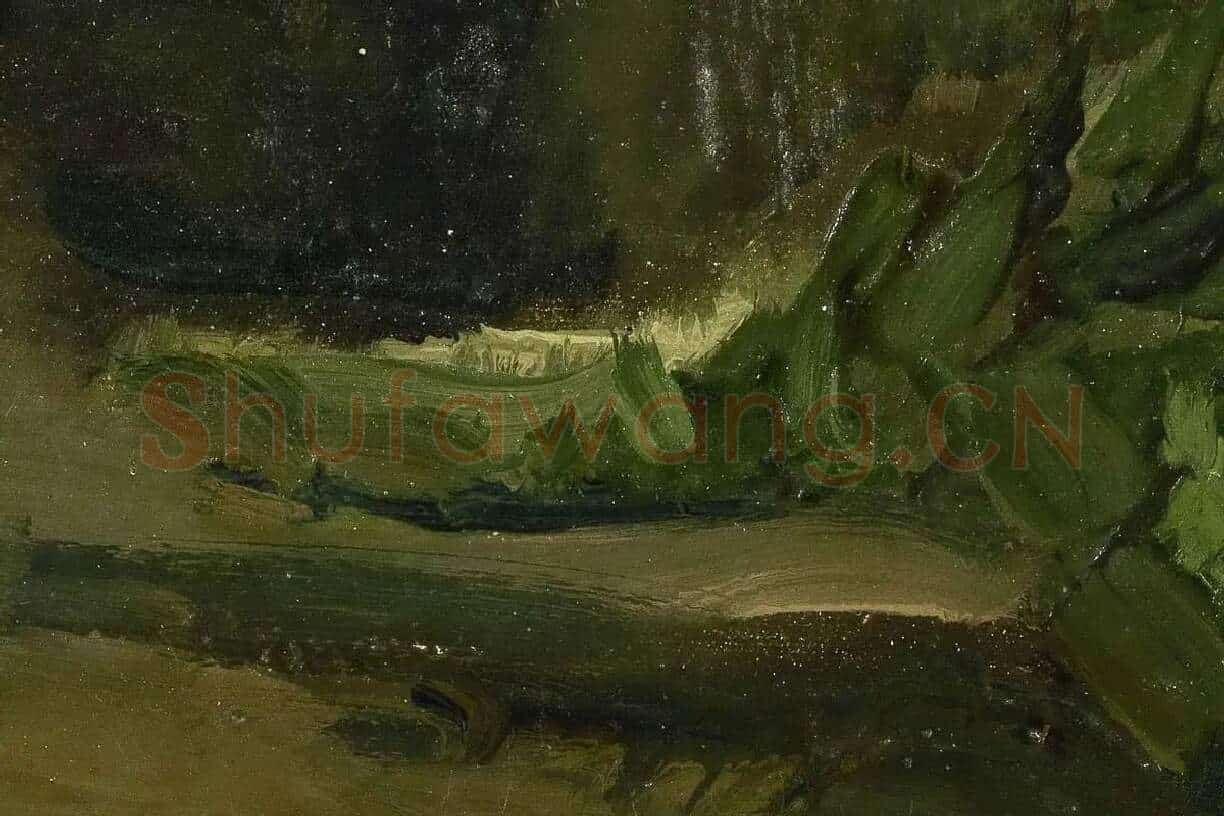 梵高静物画作品《蔬菜和水果的静物》高清大图局部细节 (6)