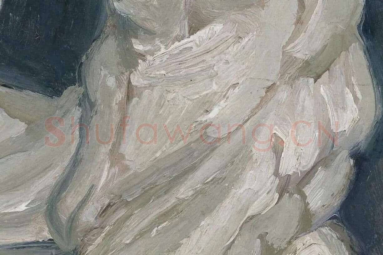 梵高石膏模型油画静物写生系列高清大图局部细节 (16)