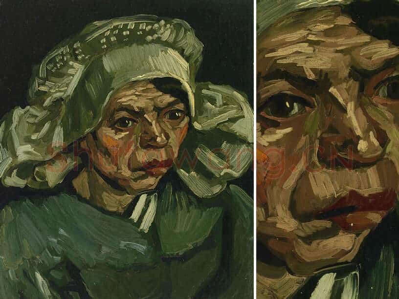 梵高油画头像《妇女人物头像》