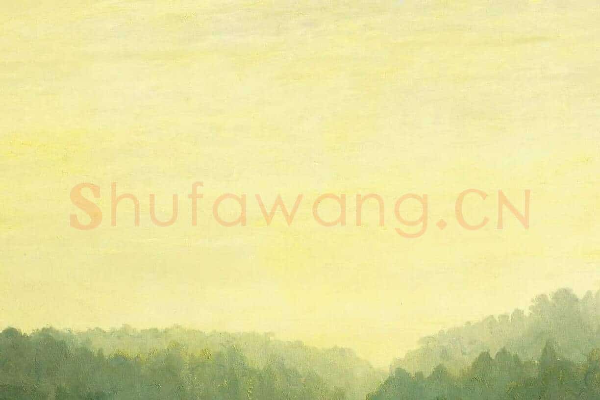 希施金风景画《雾蒙蒙的早晨》局部 (4)