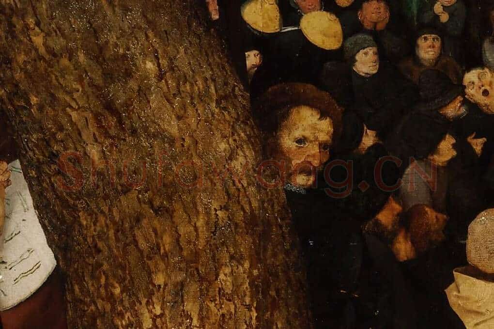 彼得·勃鲁盖尔作品《圣约翰洗者的讲道》局部 (2)