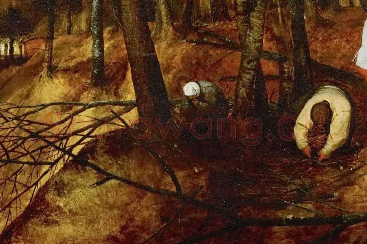 彼得·勃鲁盖尔作品《阴暗的一天》局部 (2)