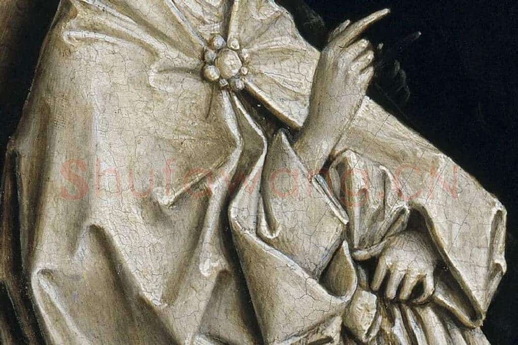 扬·凡·艾克作品《天使报喜》局部 (2)