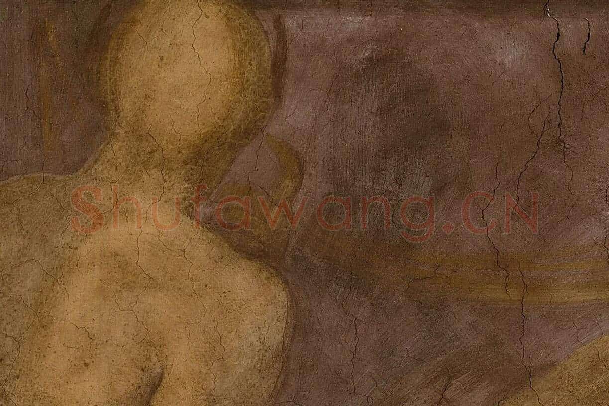 西斯廷教堂的壁画 基督的祖先局部 (2)