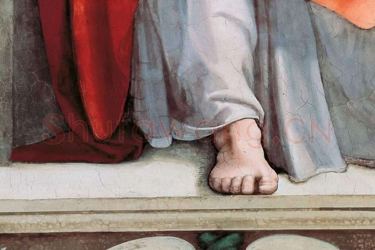 西斯廷教堂天花板壁画《先知乔尔》局部 (5)