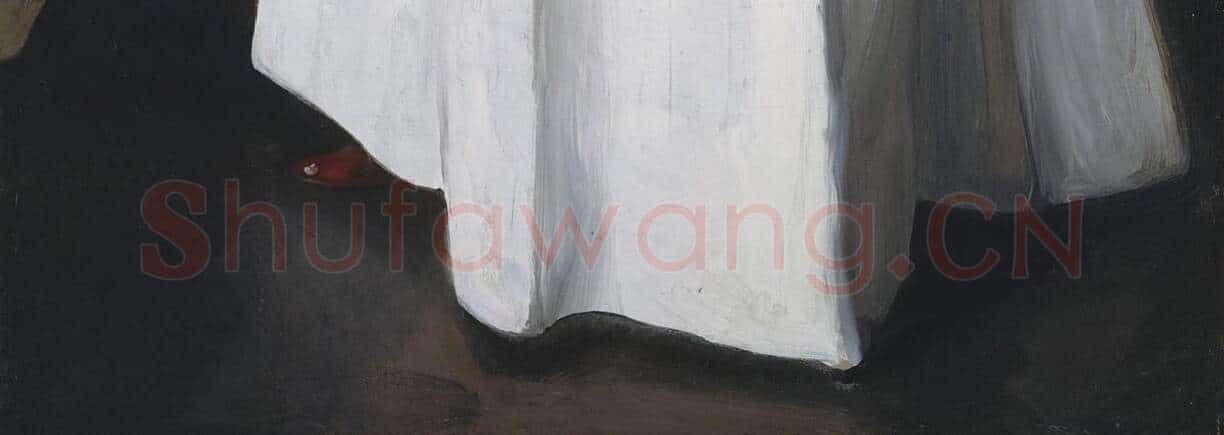 萨金特油画肖像《斯托克斯夫妇》_05