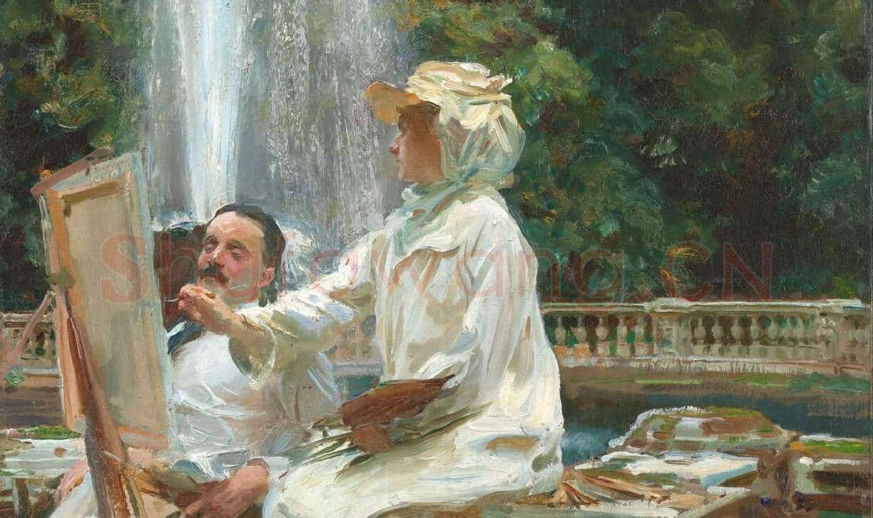 萨金特印象派风格油画作品_02