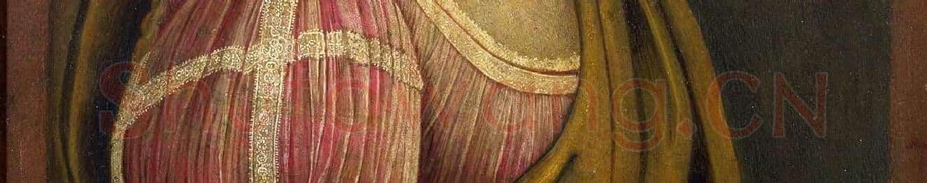 波提切利肖像画作品《侧面女士肖像》_04