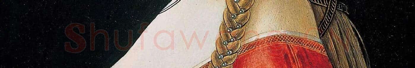 波提切利作品《年轻女子肖像》_03