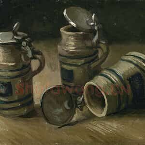 梵高静物画《啤酒罐》