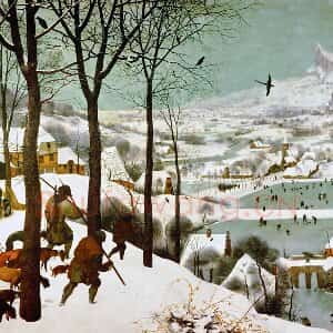 彼得·勃鲁盖尔作品《雪中猎人》
